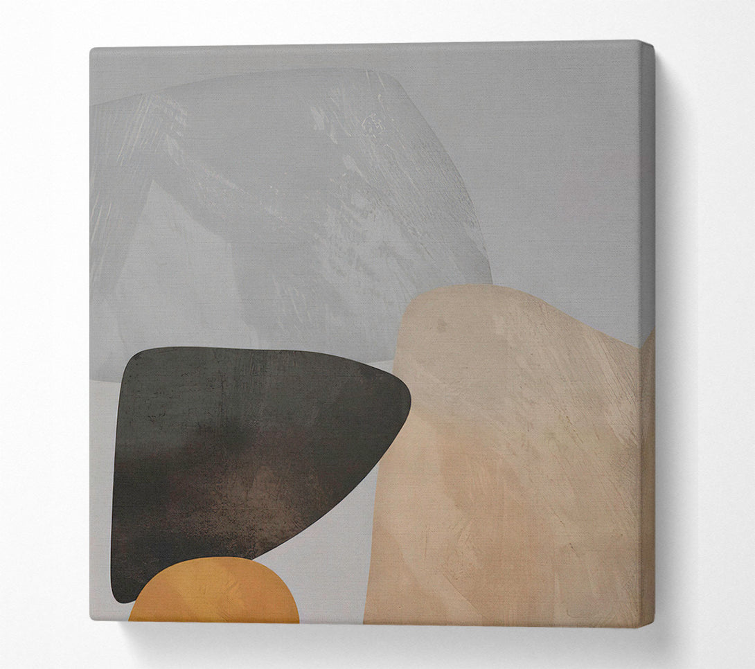  A Canvas Print of Abstract Rocks Canvas Art