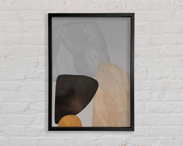 Abstract Rocks Framed Print