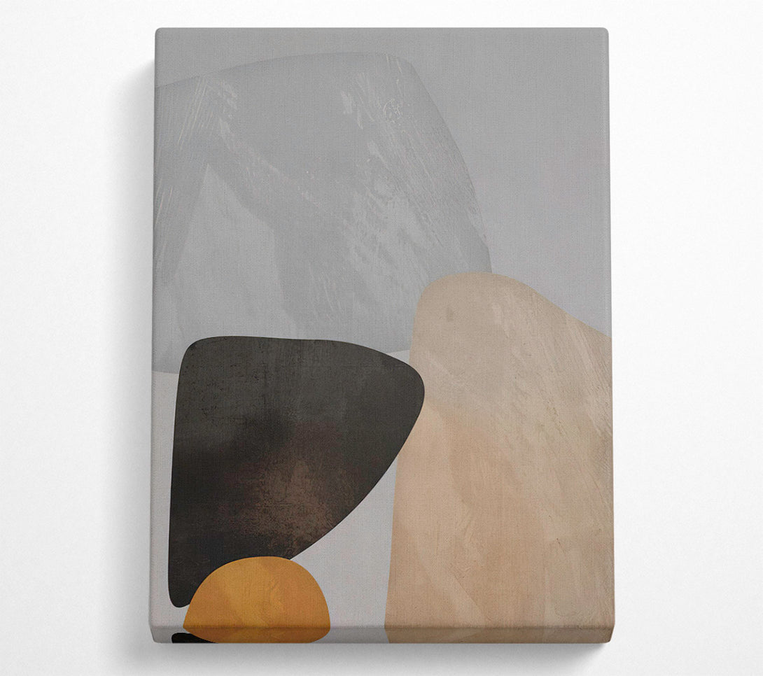  A Canvas Print of Abstract Rocks Canvas Art