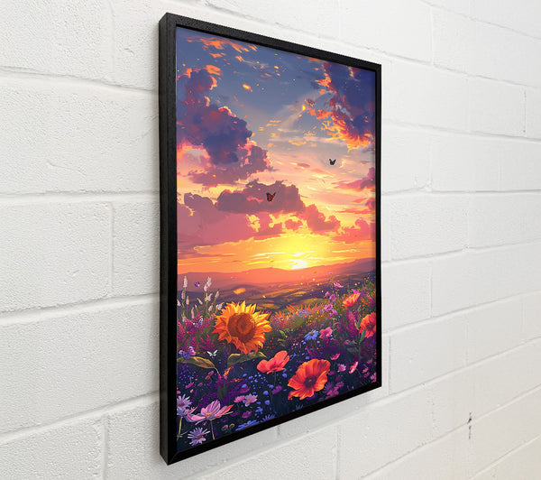 Golden Sunset Meadow