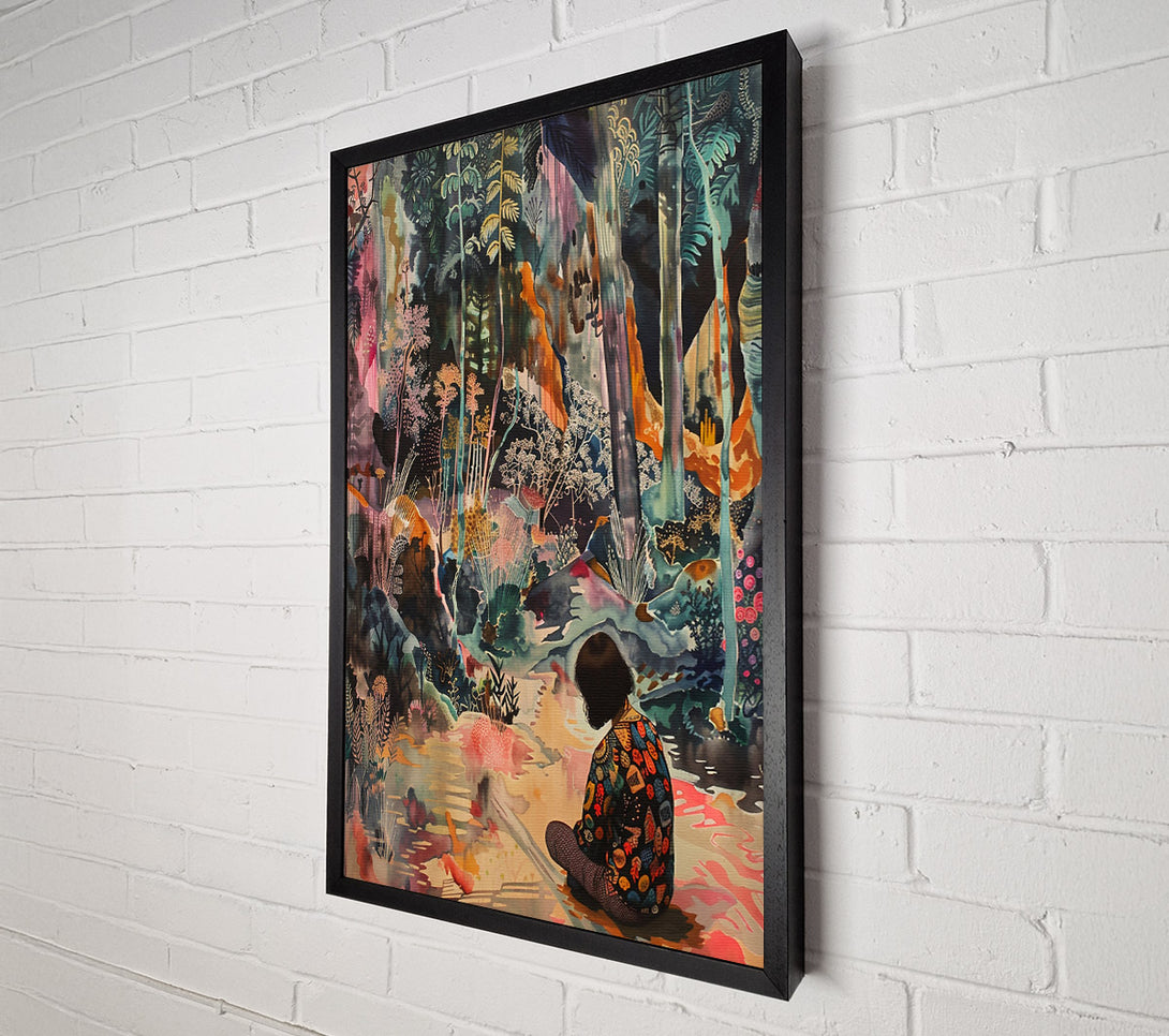  A Canvas Print of Golden Forest Reverie Canvas Art