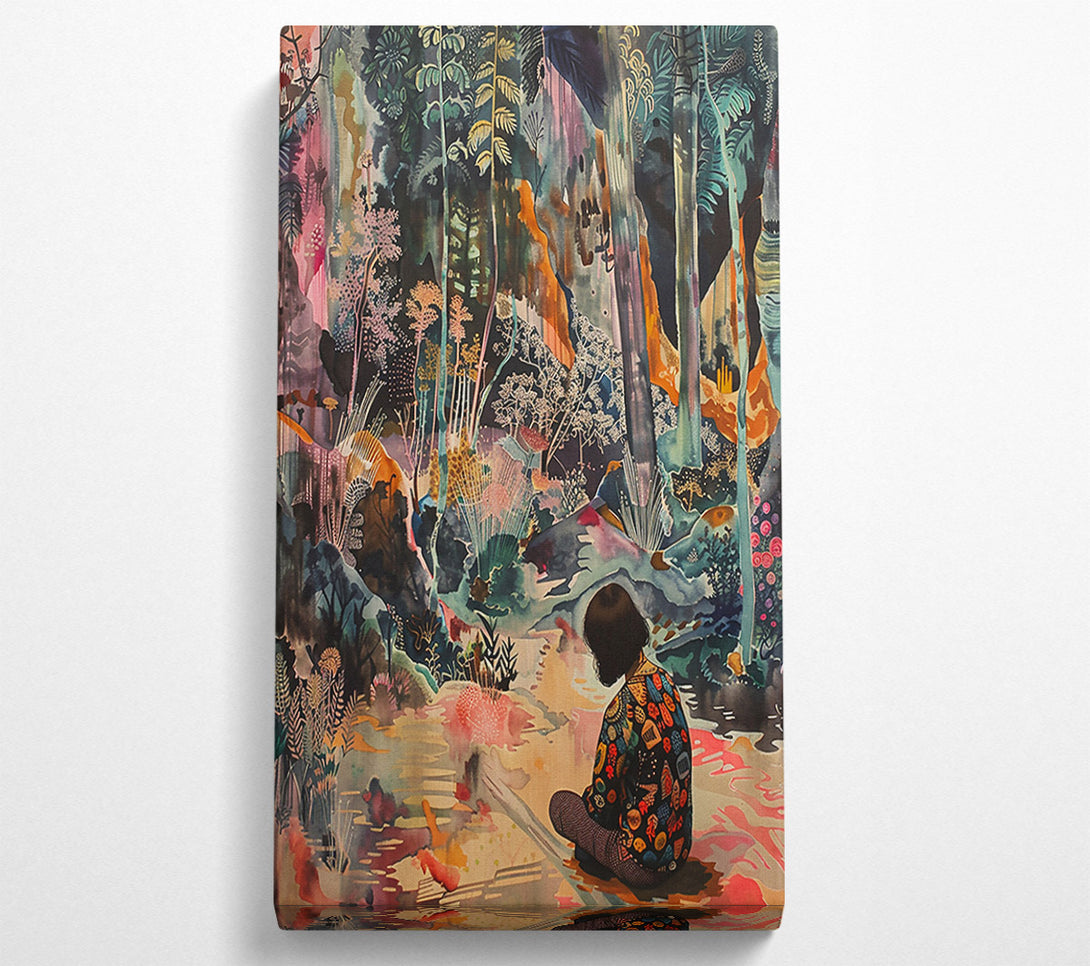  A Canvas Print of Golden Forest Reverie Canvas Art
