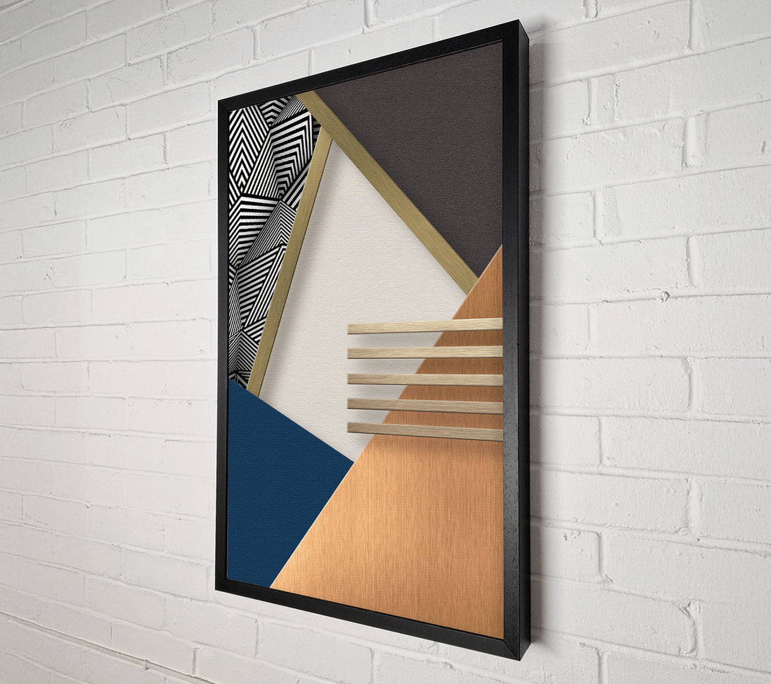  A Canvas Print of Abstract Shapes Two Canvas Print