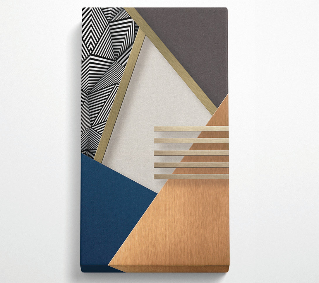  A Canvas Print of Abstract Shapes Two Canvas Print