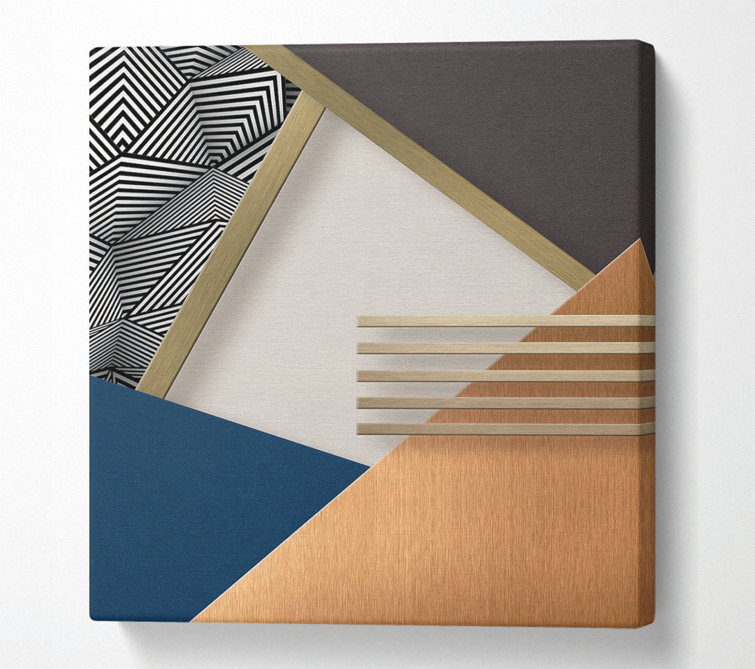  A Canvas Print of Abstract Shapes Two Canvas Print