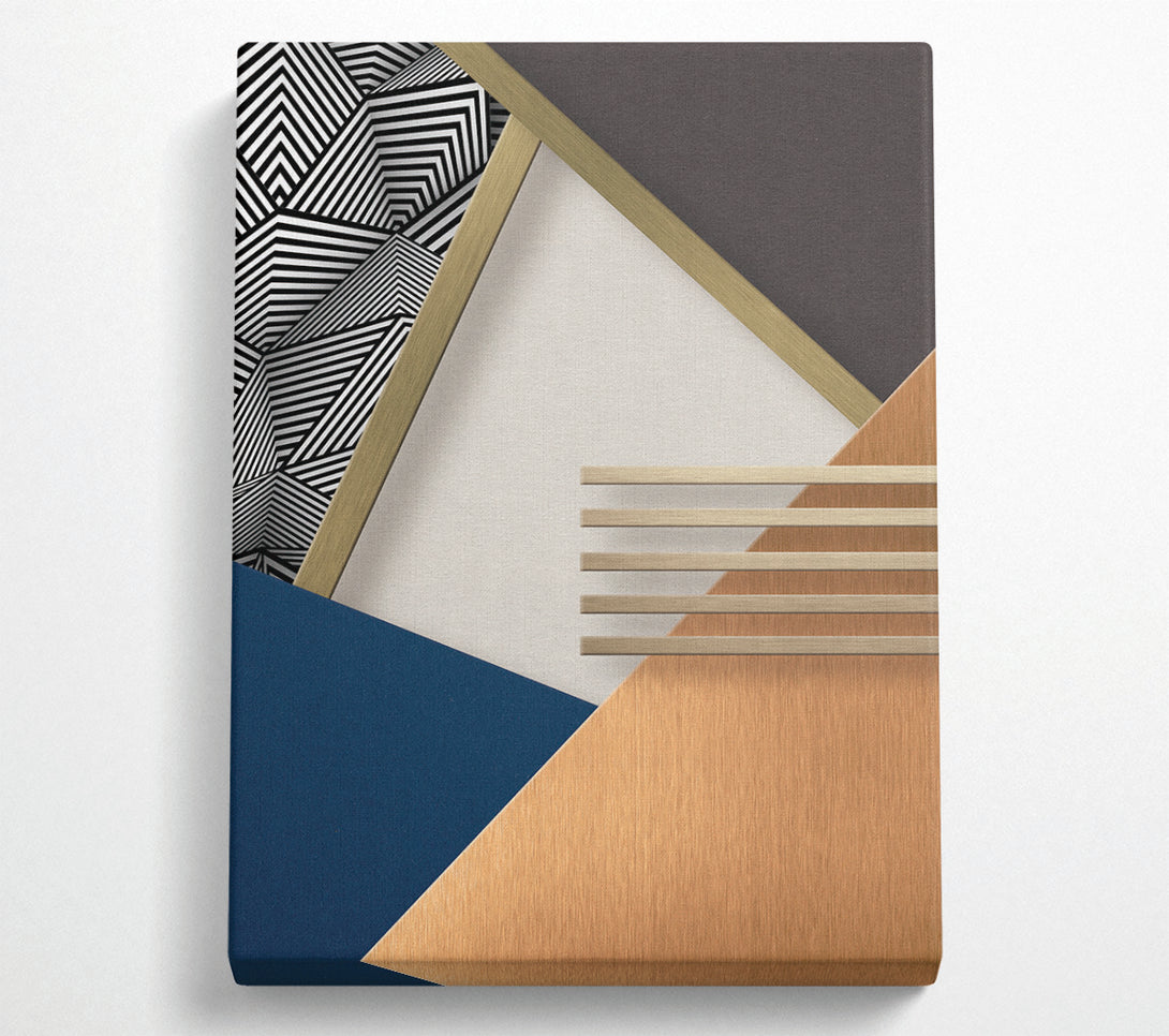  A Canvas Print of Abstract Shapes Two Canvas Print