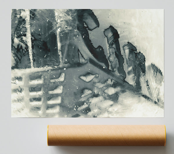 Silver Ink Symphony Giclee Print