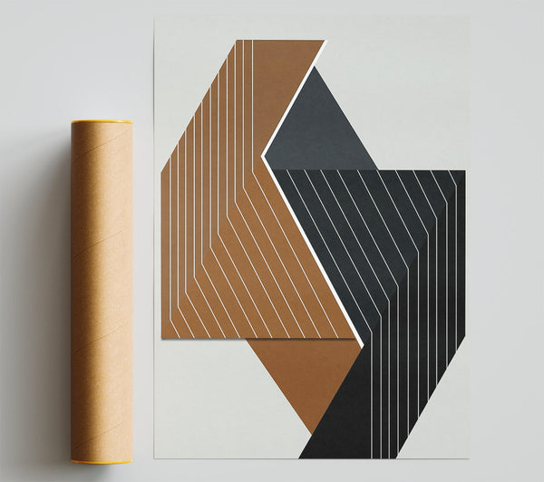 Abstract Shapes And Lines Print
