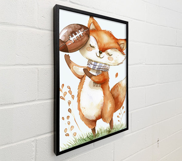 Orange Fox With Football