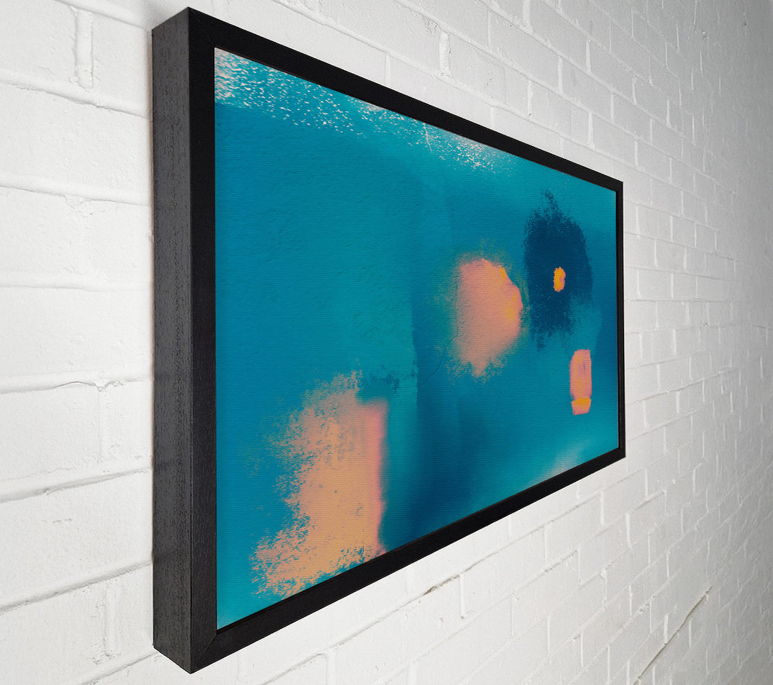  A Canvas Print of Teal Abstract Dream Canvas Wall Art