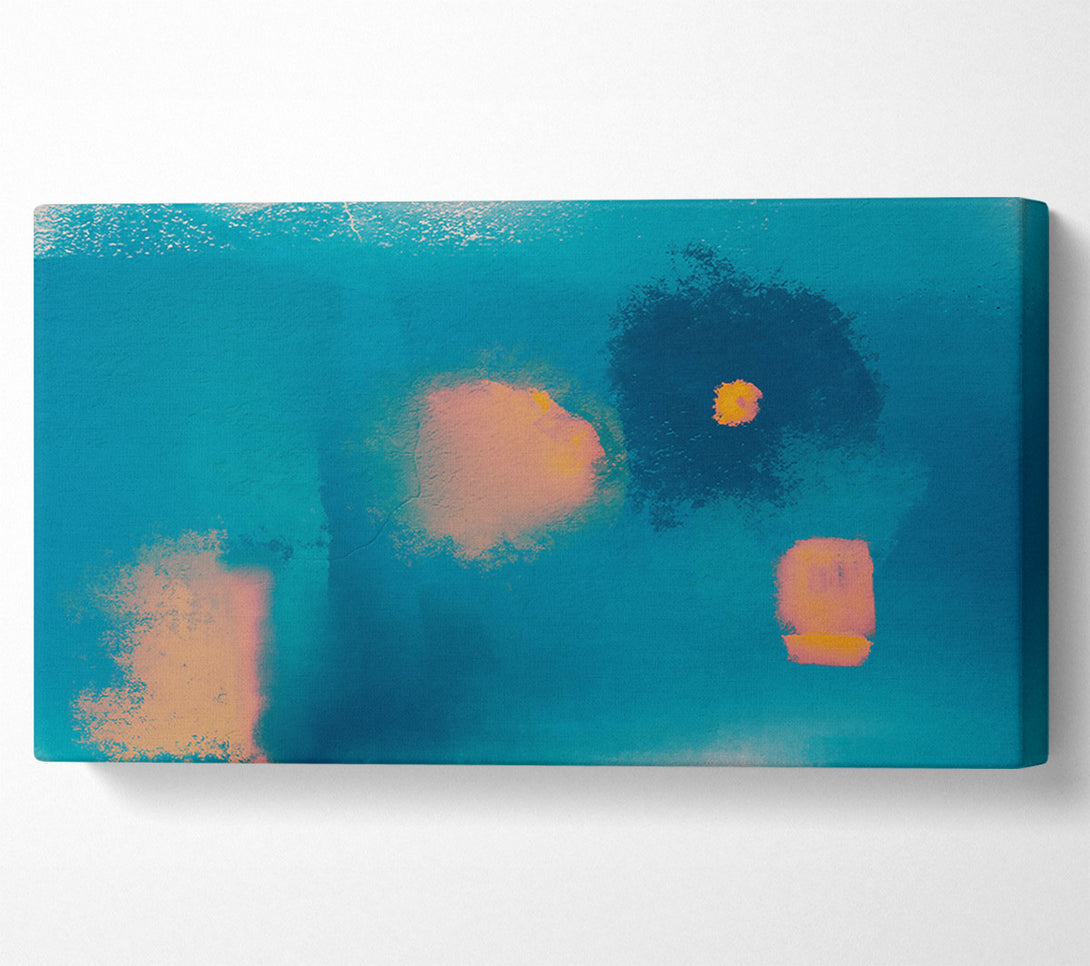  A Canvas Print of Teal Abstract Dream Canvas Wall Art