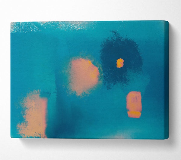  A Canvas Print of Teal Abstract Dream Canvas Wall Art