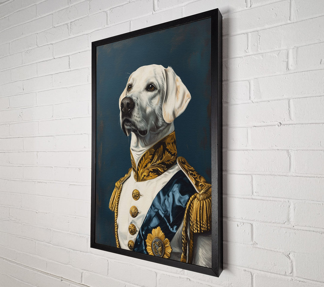  A Canvas Print of The Blue Collar General Canvas Wall Art