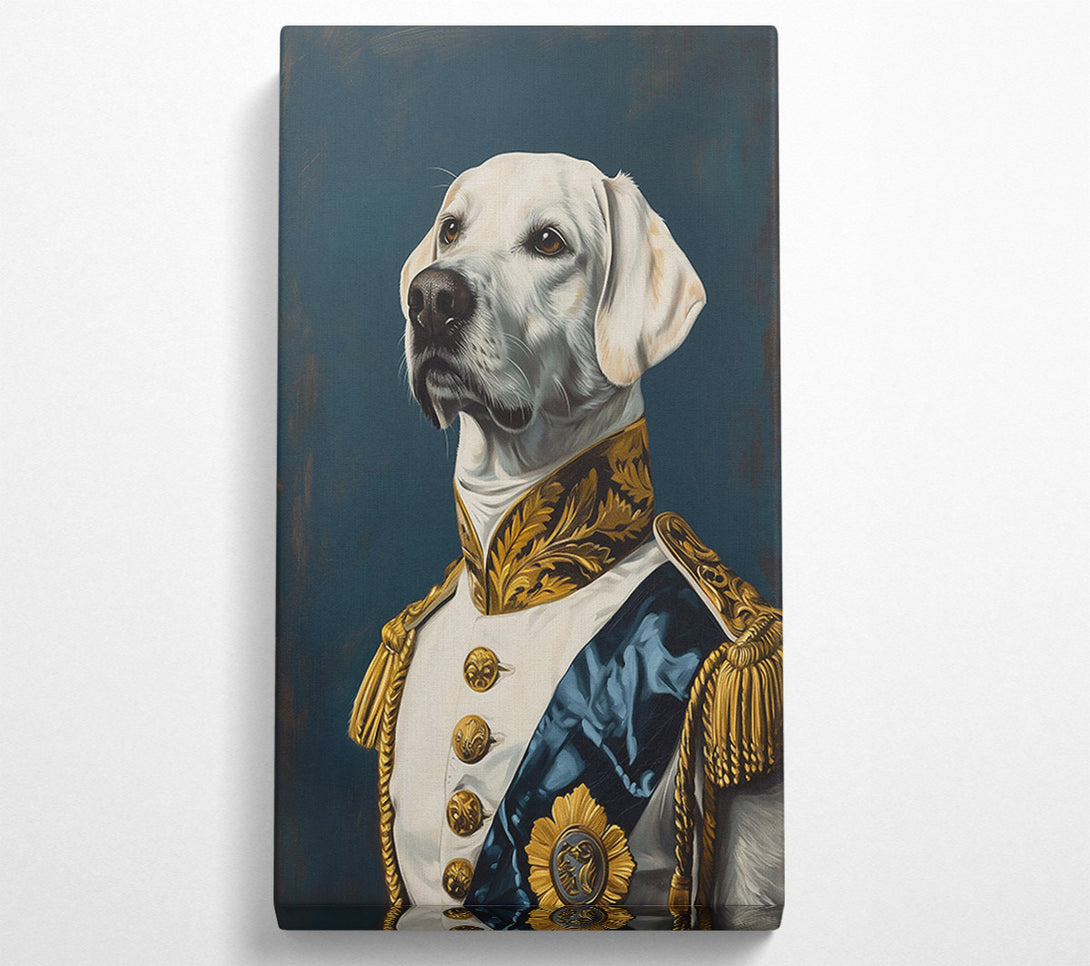  A Canvas Print of The Blue Collar General Canvas Wall Art