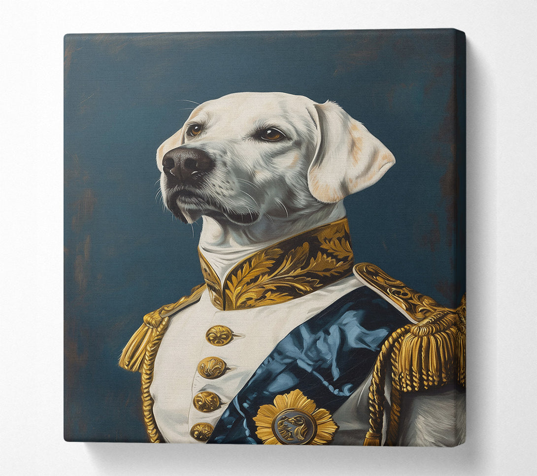  A Canvas Print of The Blue Collar General Canvas Wall Art