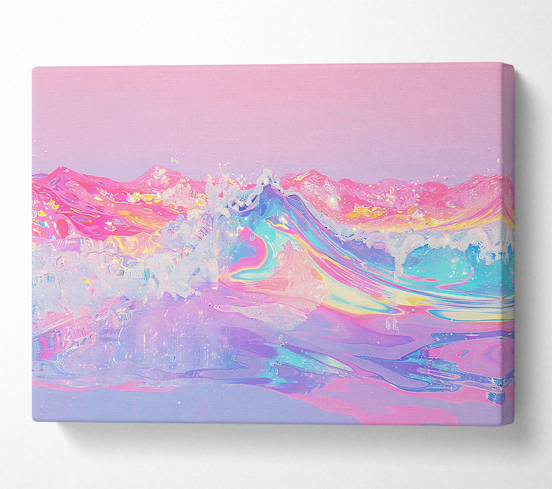  A Canvas Print of Pink Liquid Dreams Canvas Print
