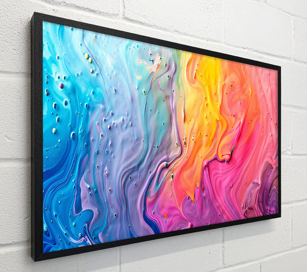 Pink Swirls Of Color
