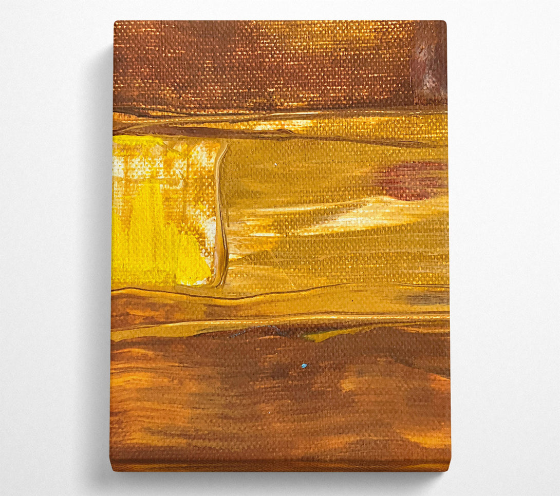 A Canvas Print of Golden Sunset Hues Canvas Wall Art