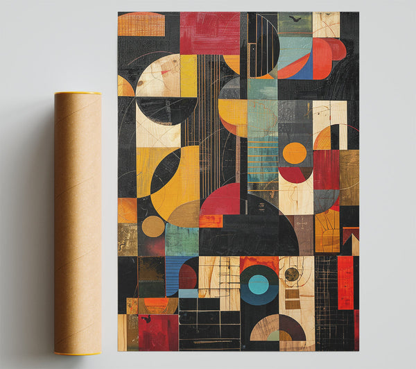 Abstract Shapes Of Art Giclee Print