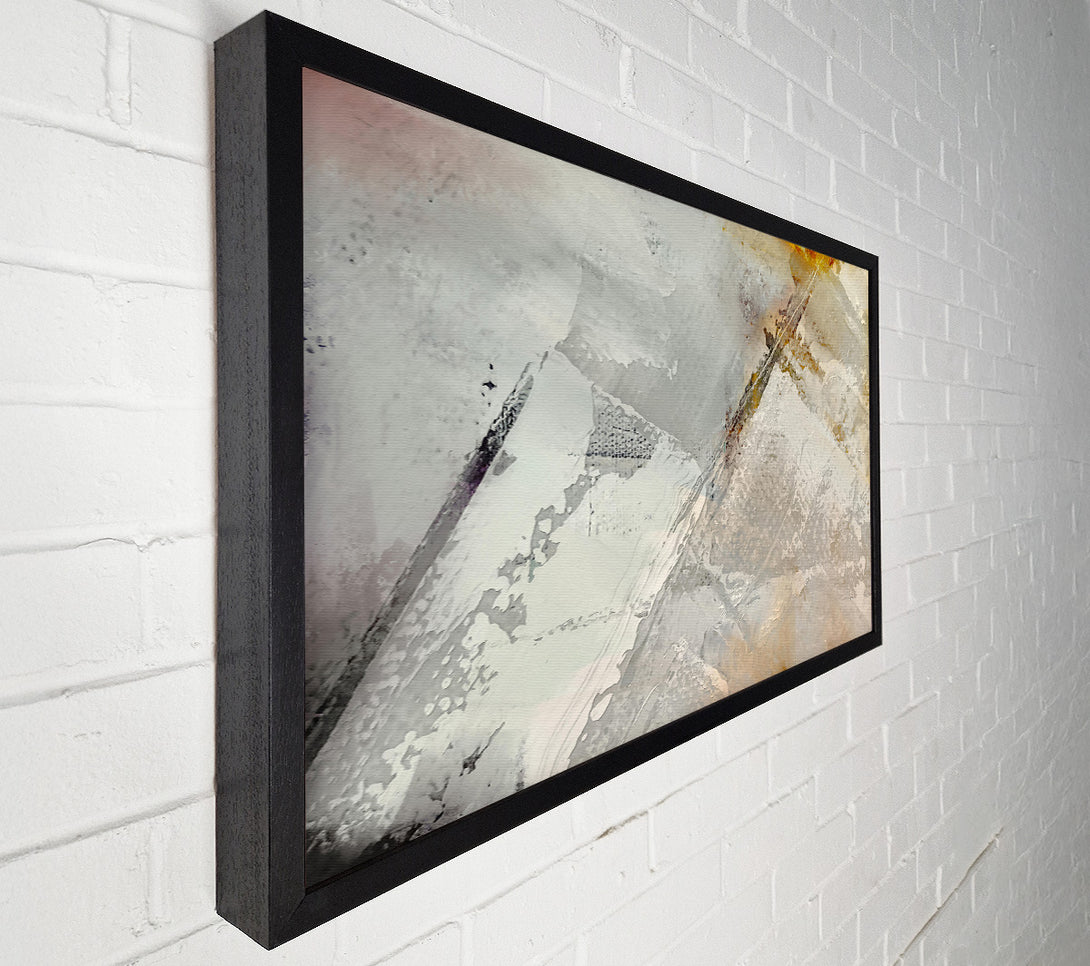  A Canvas Print of Silver And Gold Swirls Canvas Print