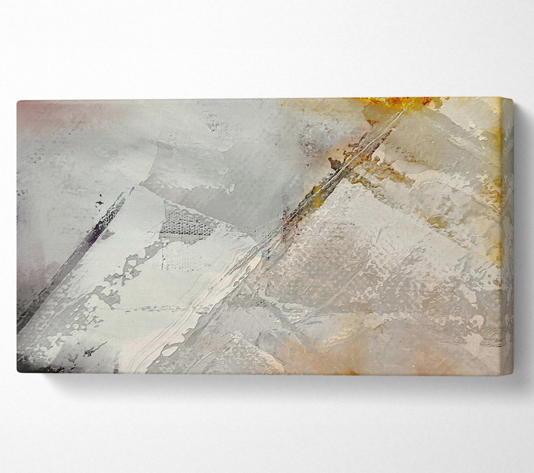  A Canvas Print of Silver And Gold Swirls Canvas Print