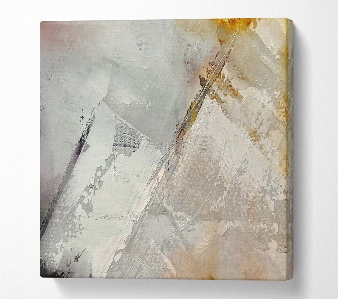  A Canvas Print of Silver And Gold Swirls Canvas Print