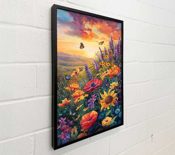 Orange Sunset Blooms
