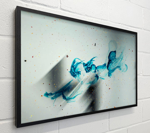 Azure Swirling Abstraction