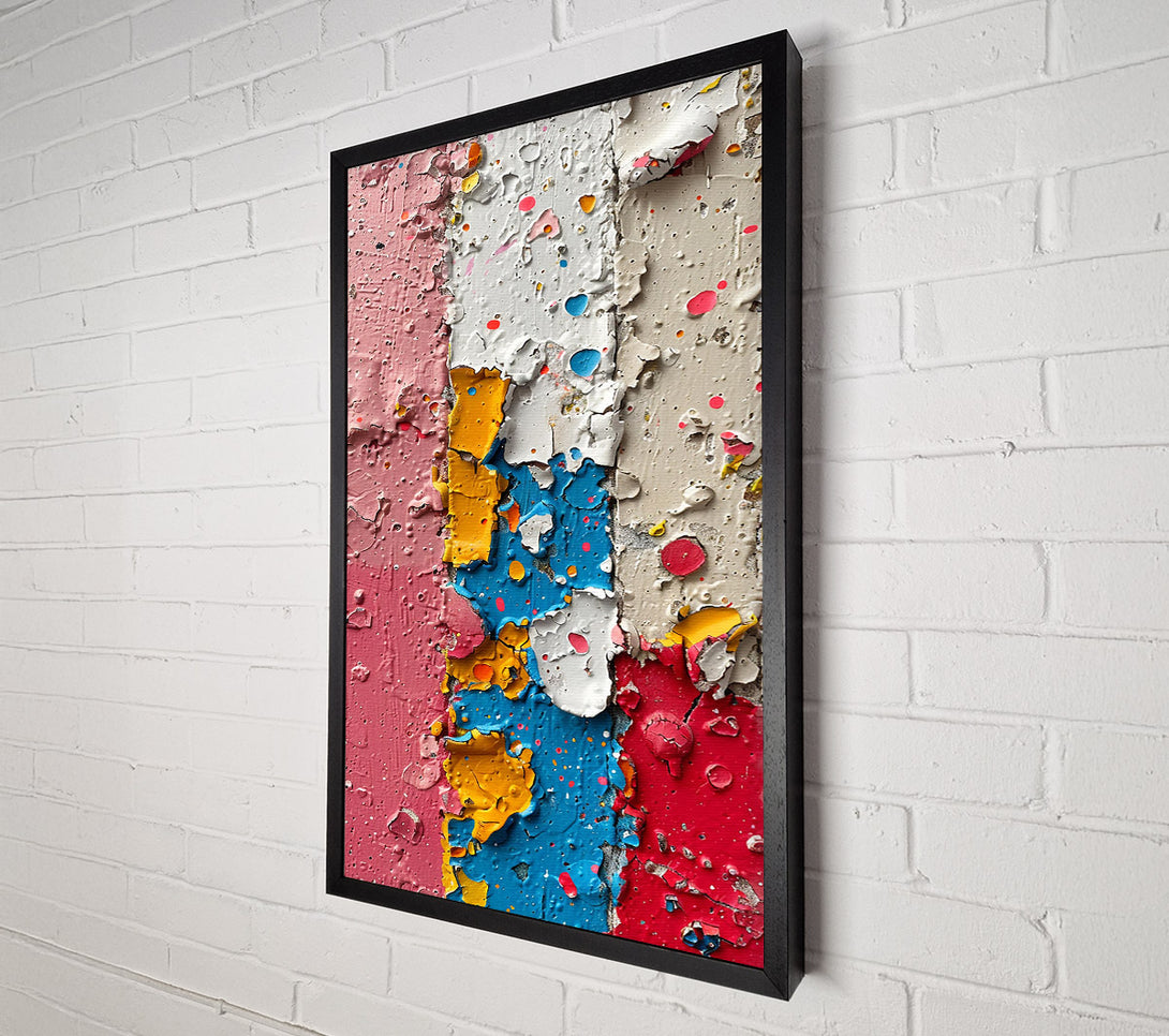  A Canvas Print of Blue Peeling Dreams Canvas Art