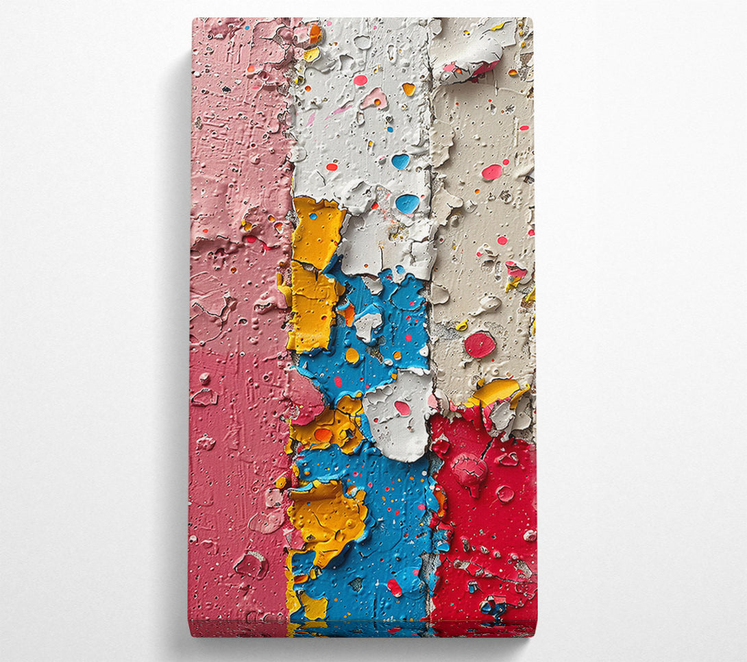 A Canvas Print of Blue Peeling Dreams Canvas Art