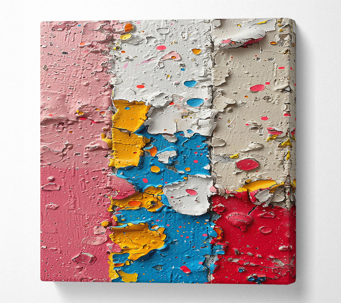  A Canvas Print of Blue Peeling Dreams Canvas Art