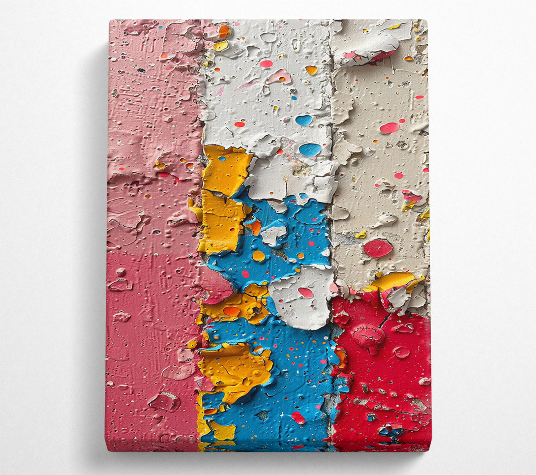  A Canvas Print of Blue Peeling Dreams Canvas Art