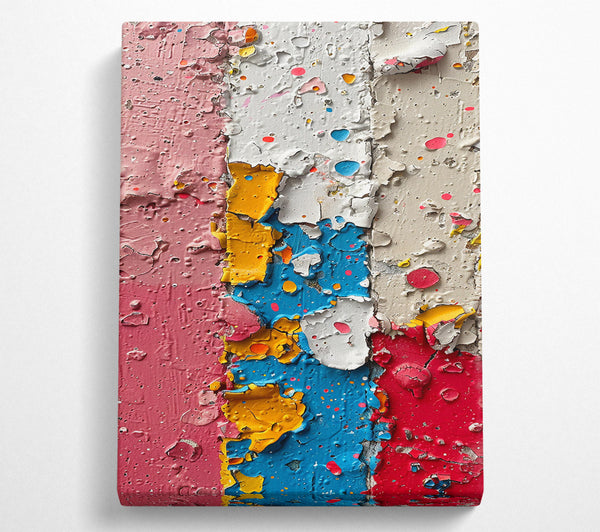  A Canvas Print of Blue Peeling Dreams Canvas Art