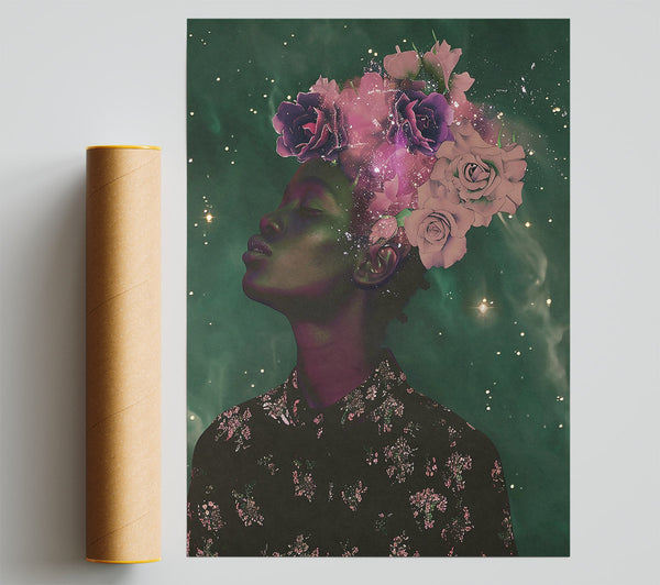 Pink Flower Cosmos Giclee Print