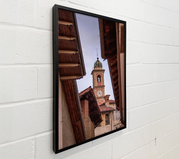 Peach And Green Clocktower