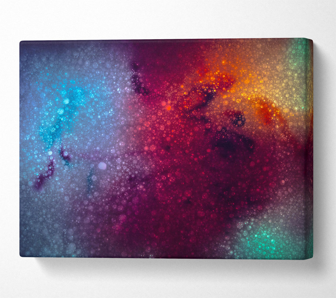  A Canvas Print of Crimson Cosmic Dust Canvas Print