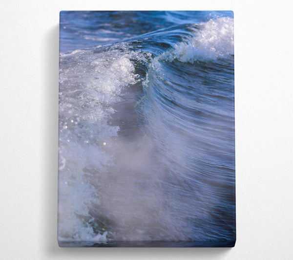 A Canvas Print of Blue Ocean Foam Canvas Wall Art