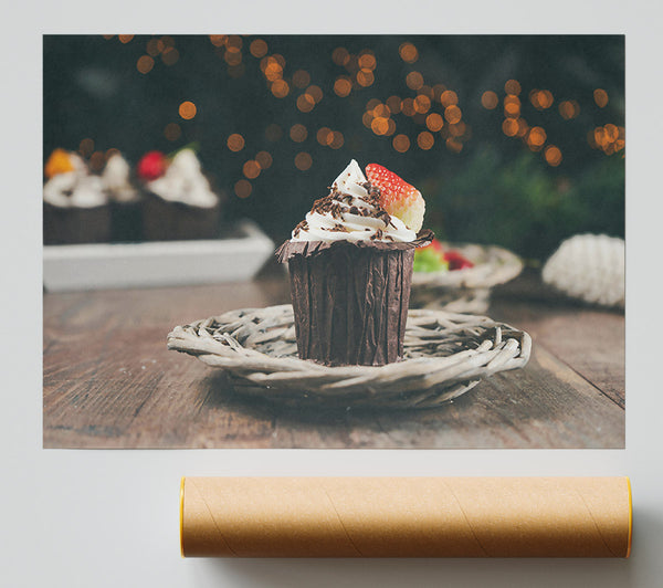 Chocolate Swirl Delight Giclee Print