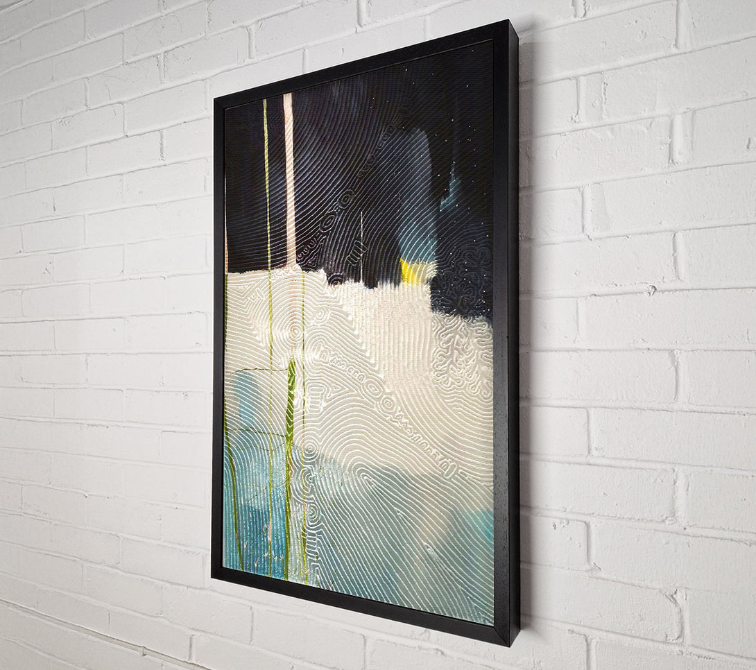  A Canvas Print of Abstract Swirls Paint Canvas Art