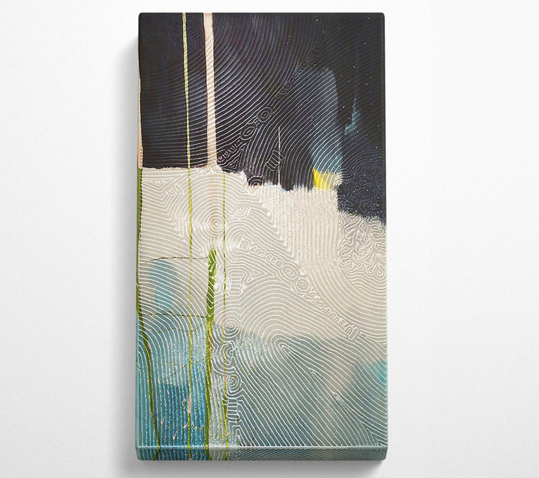  A Canvas Print of Abstract Swirls Paint Canvas Art