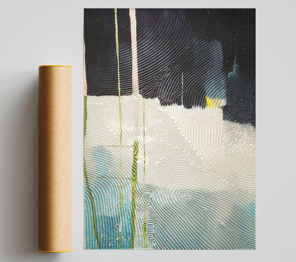 Abstract Swirls Paint Giclee Print