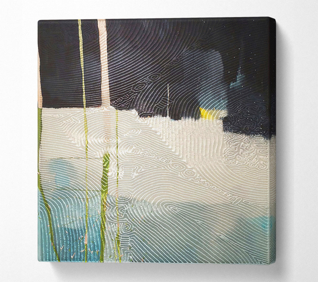  A Canvas Print of Abstract Swirls Paint Canvas Art