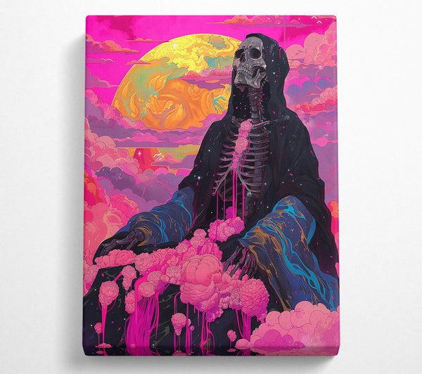  A Canvas Print of Pink Death In Heaven Canvas Wall Art
