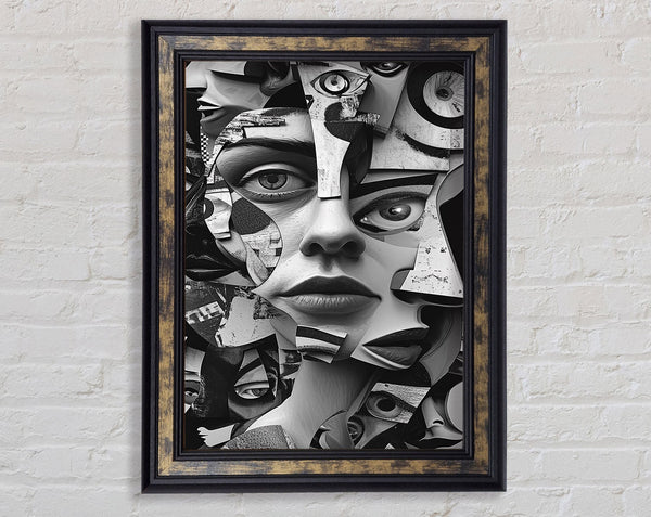 Abstract Thoughts Framed Print