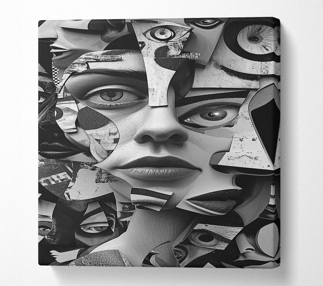  A Canvas Print of Abstract Thoughts Canvas Wall Art