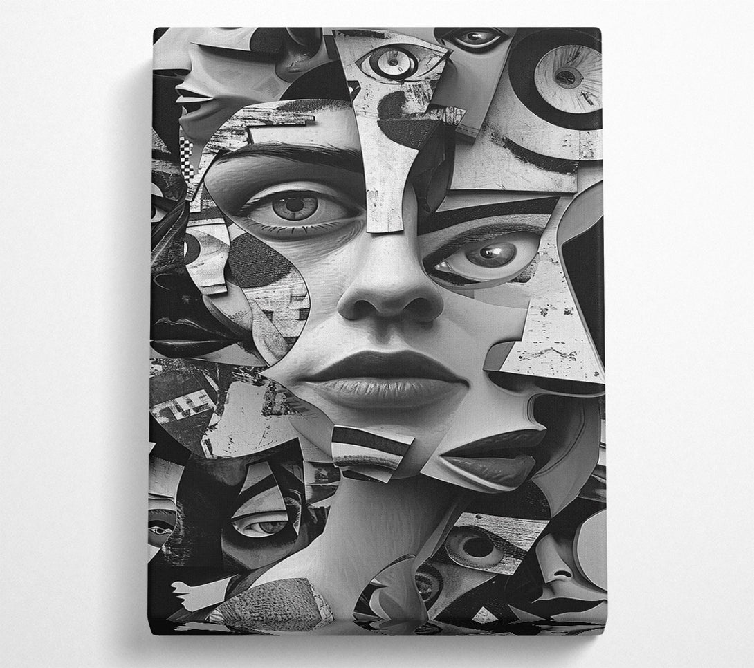  A Canvas Print of Abstract Thoughts Canvas Wall Art