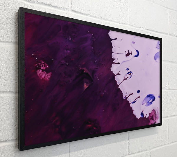 Purple And White Swirls