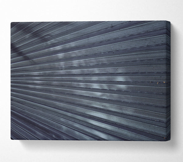  A Canvas Print of Silver Fan Pattern Canvas Wall Art