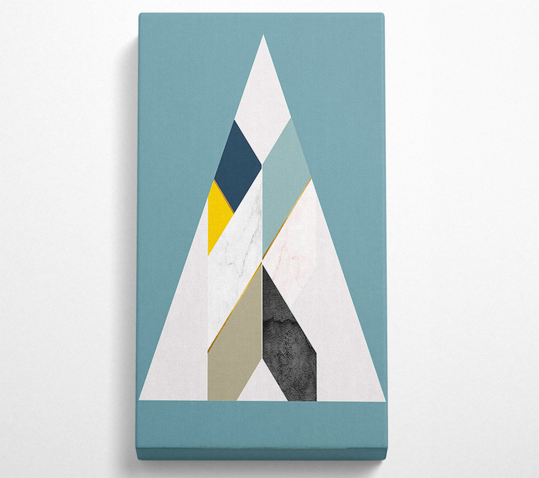  A Canvas Print of Abstract Triangle Shapes Canvas Art