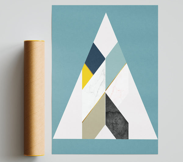 Abstract Triangle Shapes Print